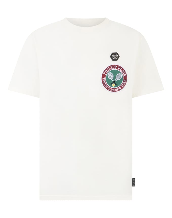 Round Neck T-Shirt Patch Tennis