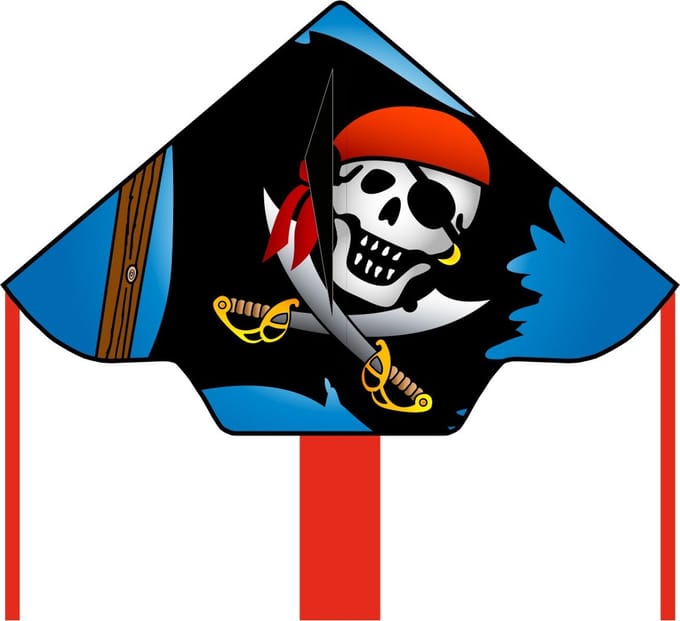 HQ Simple Flyer Jolly Roger 120 cm