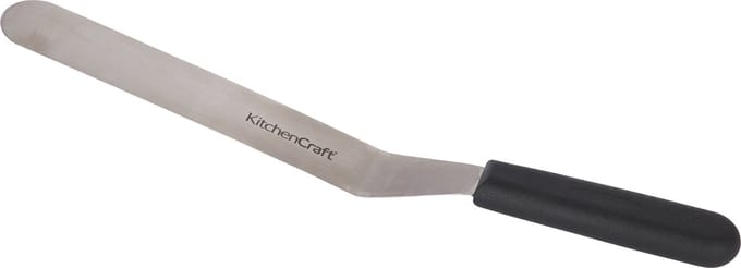 KitchenCraft Sweetly Does It Paletmes - 38 cm Roestvrij Staal - Zwart