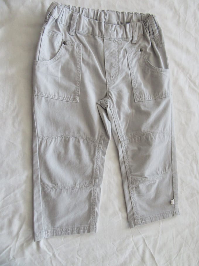 noukie's , zomer lange broek , jongen, licht grijst , 2 jaar 92