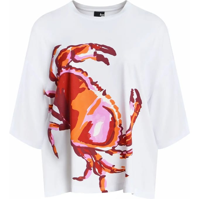 T-shirt dames Mat Fashion Crab Print