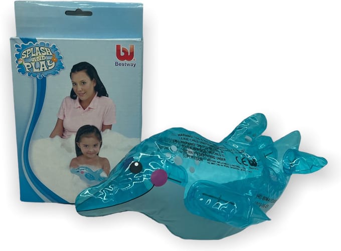 Bestway Bad Speeltjes Opblaasbare Mini Dolfijn Licht Blauw 29cm