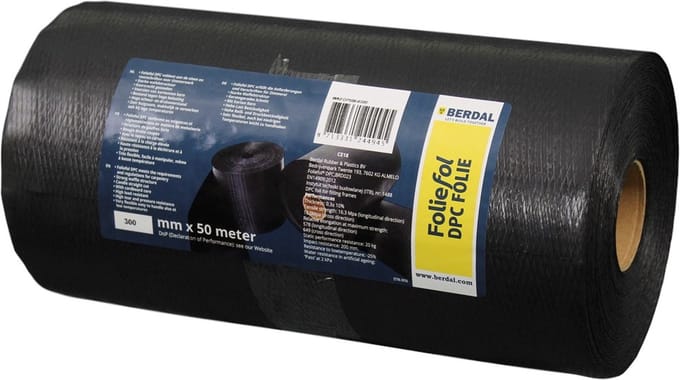 Foliefol DPC-folie waterkerende 300 GRS 50m x 30cm
