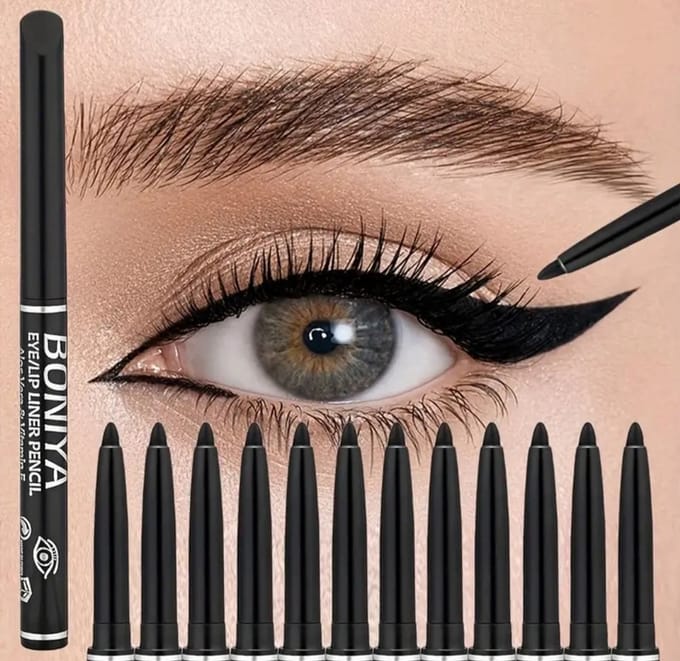2 stuks waterproof waterdichte eyeliner zwart hoog kwaliteit