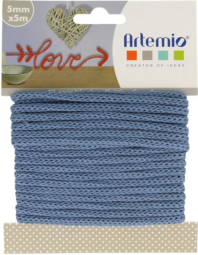 Artemio punnikdraad blauw 5 m X 5 mm