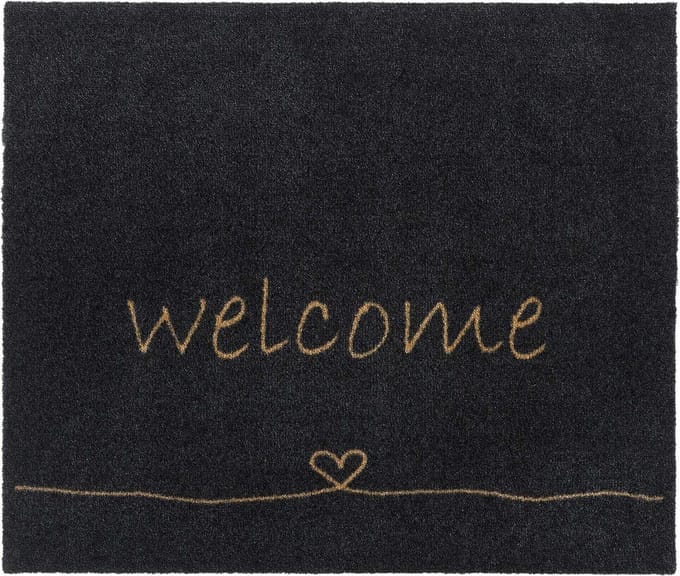 MD Entree - Deurmat - Schoonloopmat - Walk&Wash - Welcome Heart - 67 x 80 cm