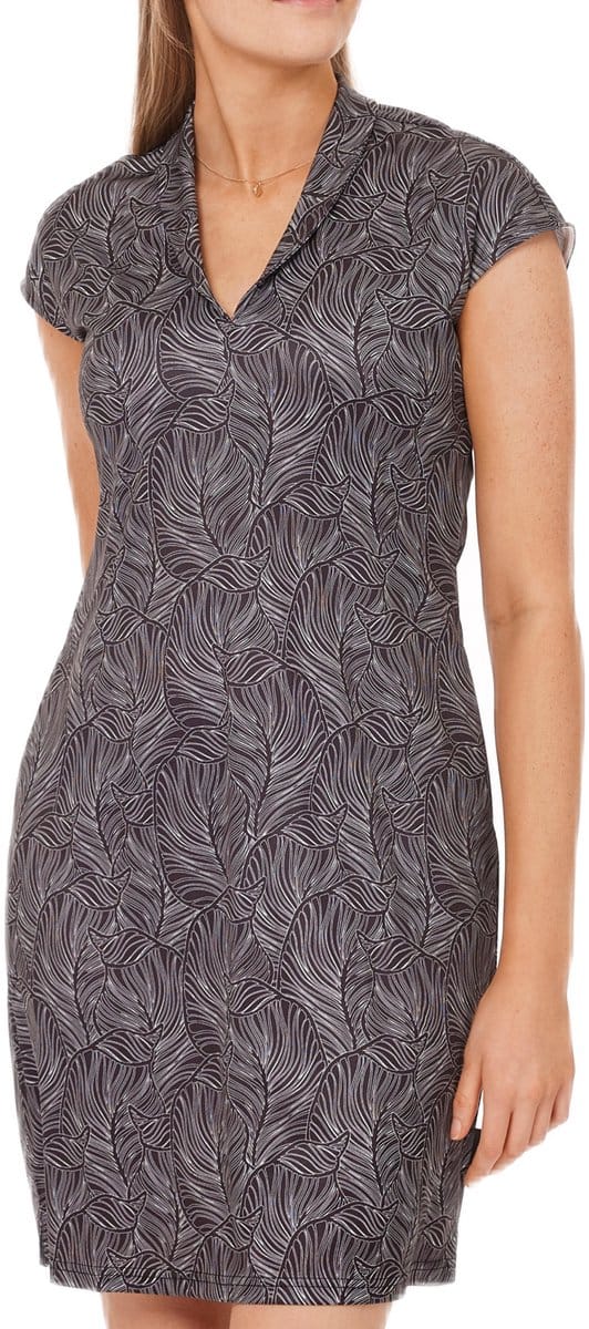 Func Factory dames Jurkje Sandy black leaf maat 38