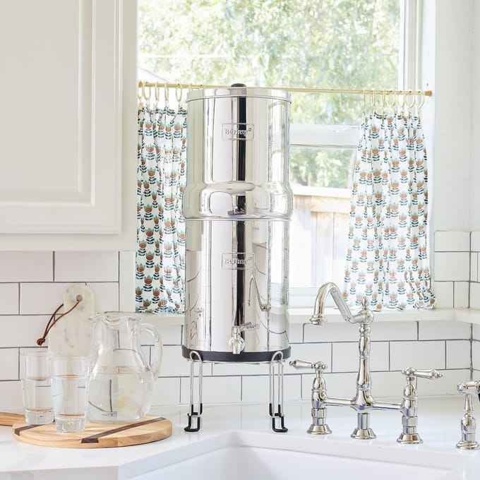 Royal Berkey Set: Waterfilter 12,3L + kraantje + Standaard