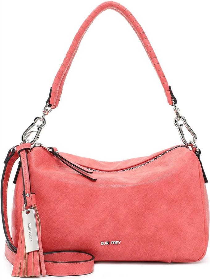 SURI FREY Schoudertas Ally Shoulder Bag Coral Koraalrood