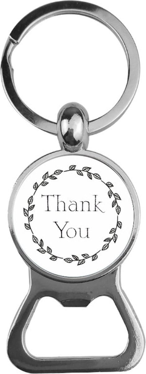 Bieropener Glas -  Thank You
