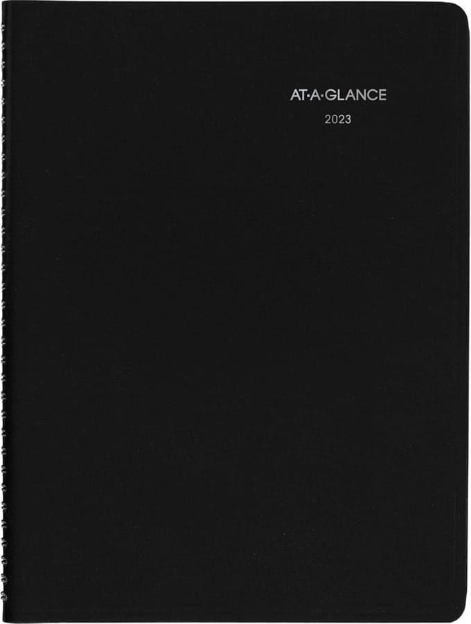 Weekagenda Planner - Afsprakenboek Dagindeling - Professionele Planning - Inktdoorloop Weerstand - 20 x 28 cm - Zwart