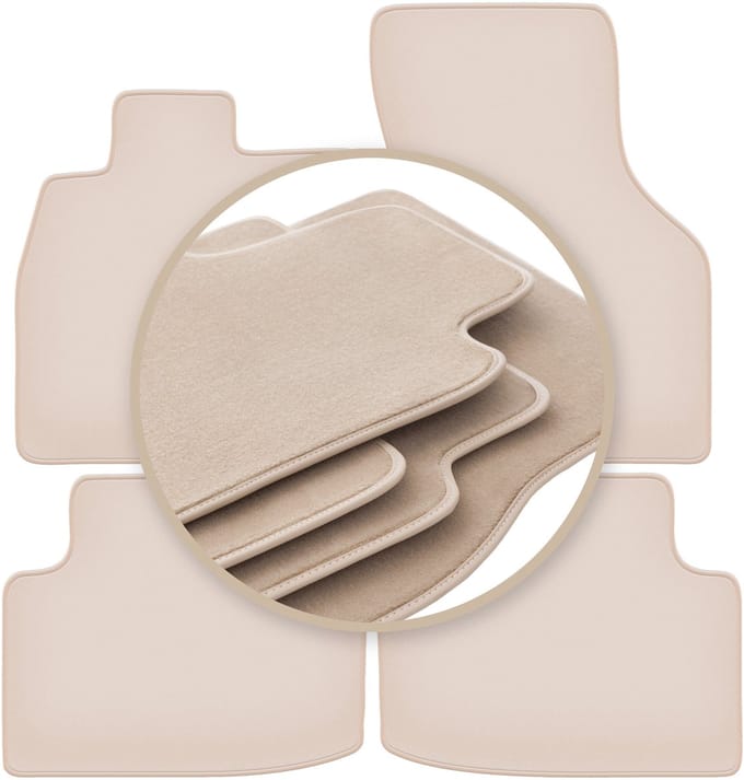PREMIUM beige vloermatten voor: Cupra Formentor SUV 2020-