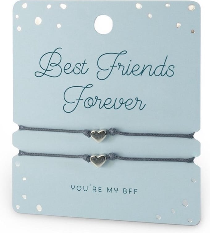 Sierraad - Armbandjes - Hartje - Best friends - bff