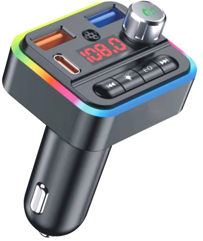 Draadloos FM transmitter - Bluetooth - Autolader - Snel lader - Carkit - Muziekspeler - Handsfree bellen - LED Display