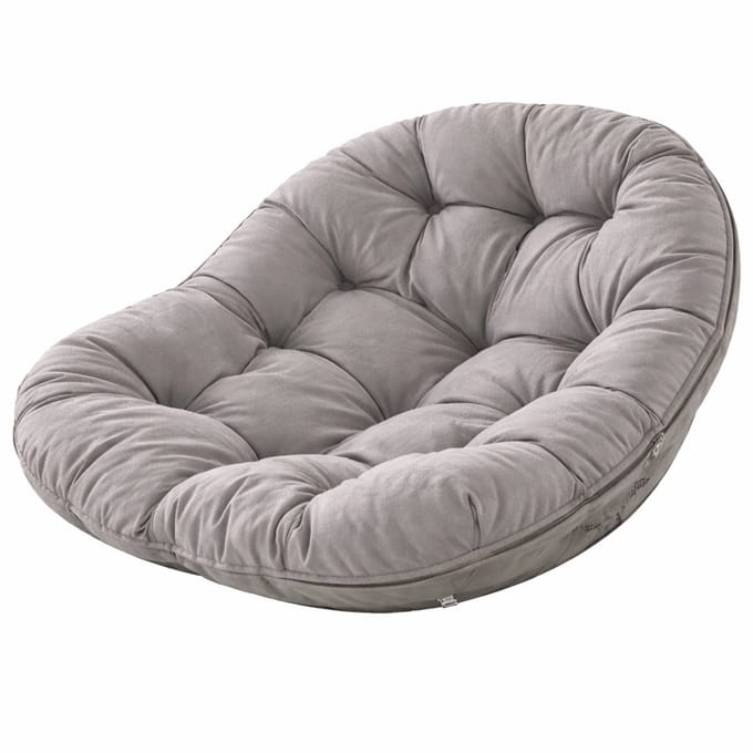 Jurrys Stoelkussen - Hondenkussen - Schommelstoel kussen - Egg chair kussen - Multifunctioneel - Extra dik - Ergonomisch - Grijs