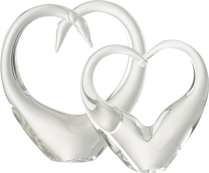 J-Line presse-papier Hart - glas - transparant - large