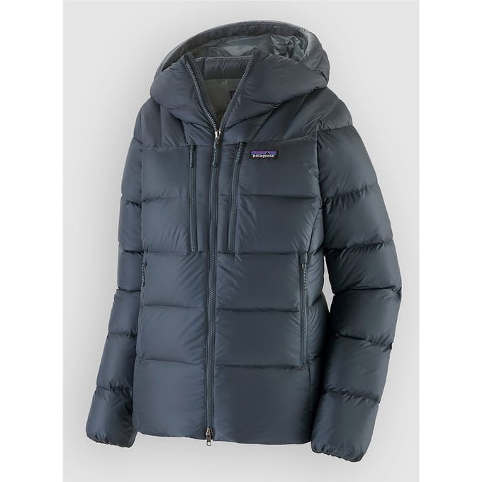 Patagonia Fitz Roy Down Hoody Jas blauw