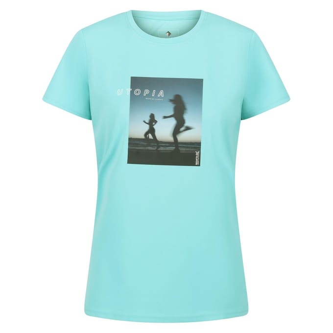 Regatta Dames/Dames T-shirt Geweldige Buitenlucht (Amazoniet)