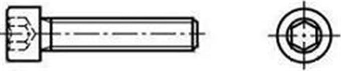 Inbusbout Din912 12.9 Ck M8X35Mm Zwart - 200 stuks