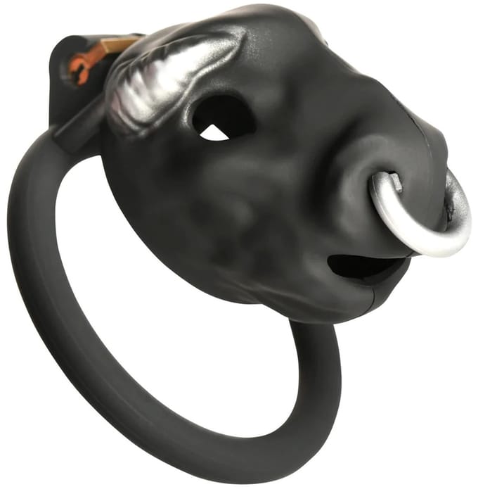 Master Series Kuisheidskooi Bull - Zwart - Peniskooi - BDSM