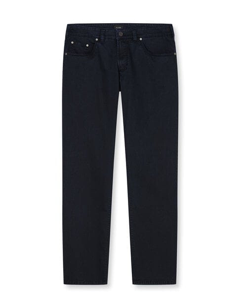 OLYMP Five Pocket, Modern Fit, Marineblauw