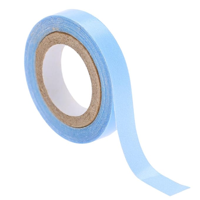 Ruban adhésif double face imperméable pour extensions de cheveux nano blue