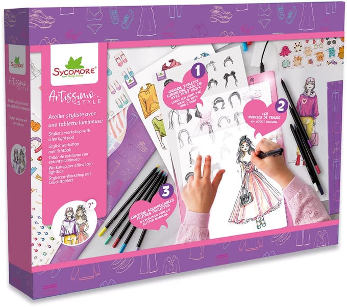 Sycomore Artissimo Styling workshop met lichttablet Knutselen