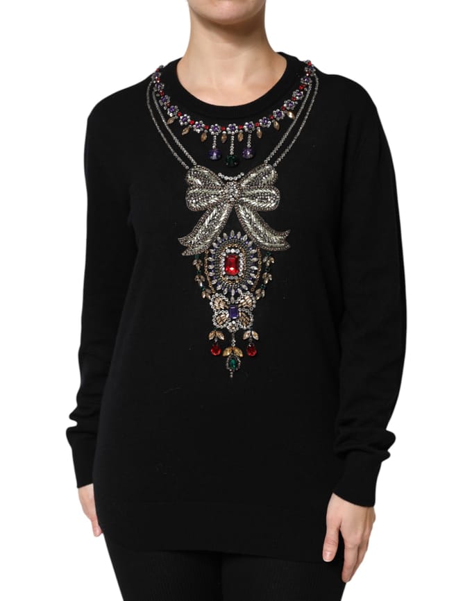 Versierd Sieraad Nek Pullover Trui
