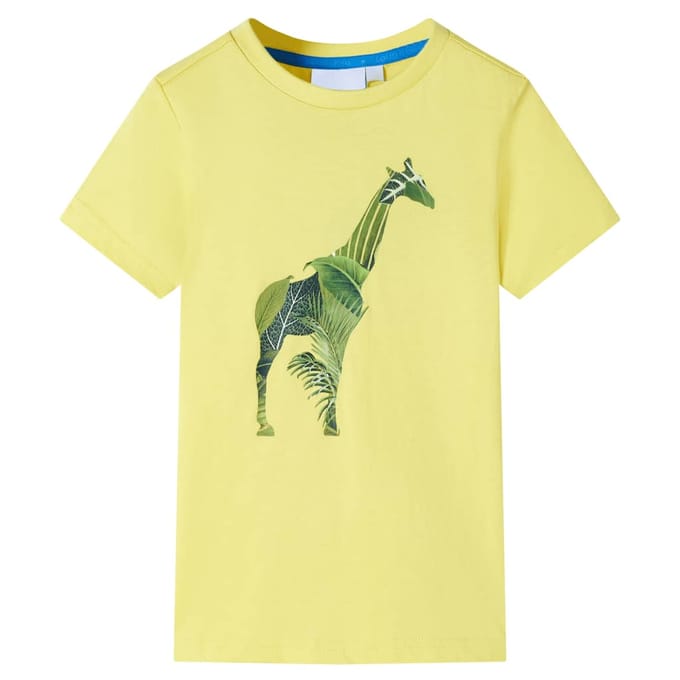 vidaXL - Kindershirt - 92 - geel