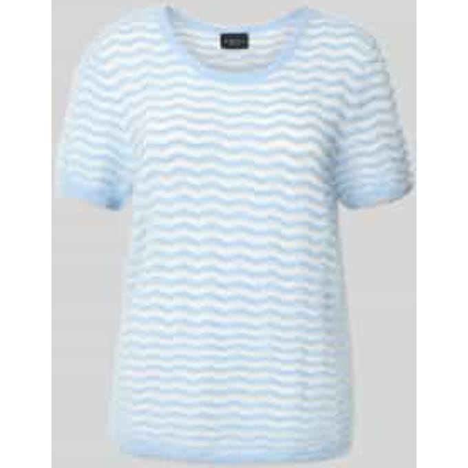 Regular fit gebreid shirt van viscosemix