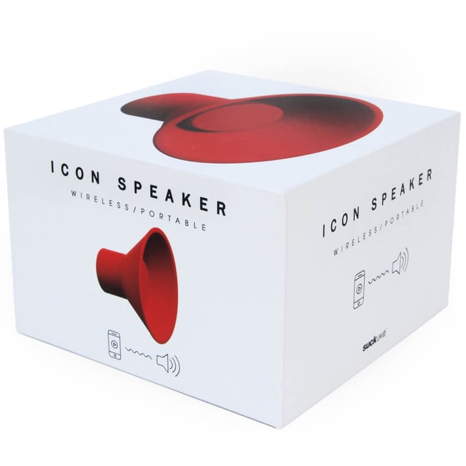 Wireless Icon Speaker - Rood
