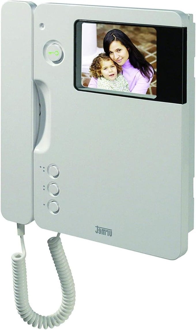 Videodeurintercom - Deurcommunicatie - Veilig wonen - 4 inch kleurenscherm - 205x225x50mm - Wit