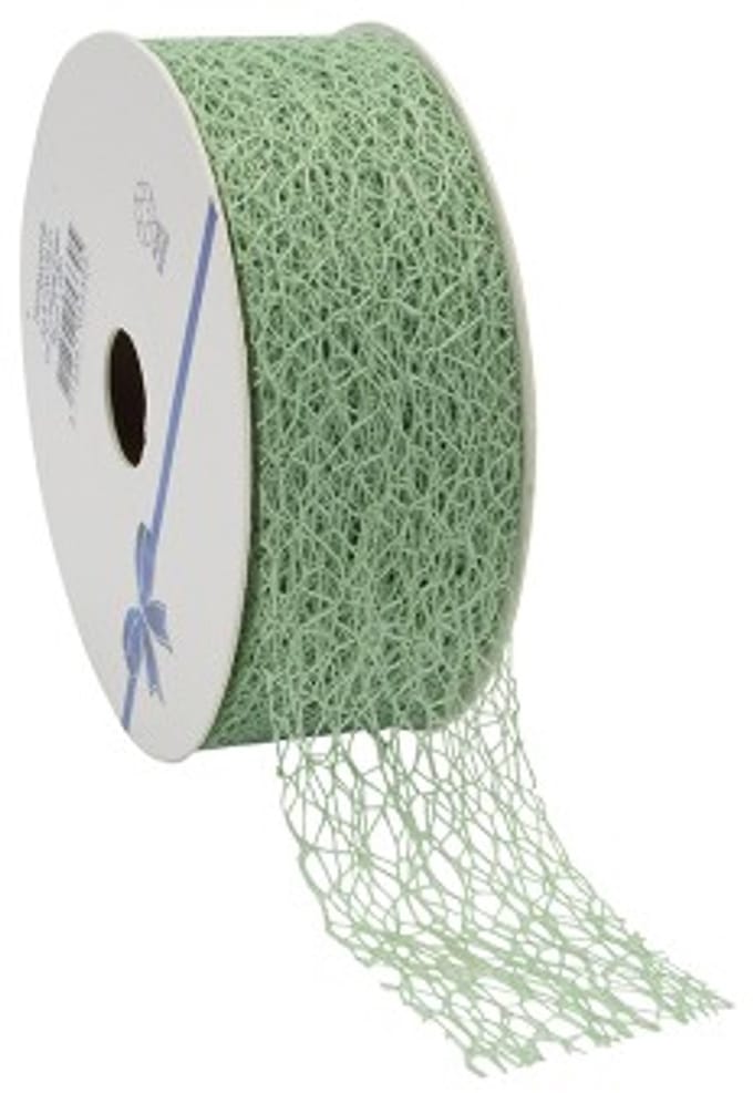Crispy lint Honeycomb Pastel Groen 38mm 20m