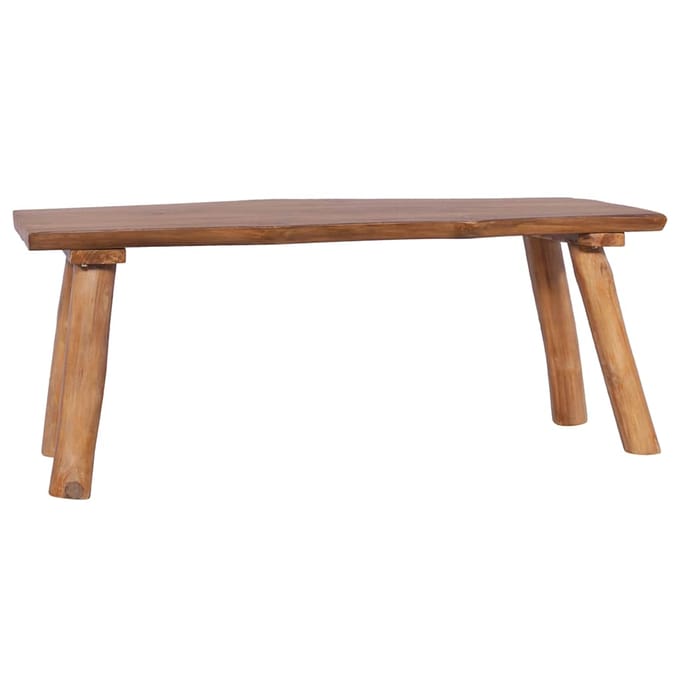 vidaXL - Tuinbank - 120 - cm - massief - teakhout