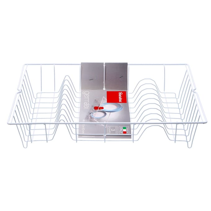 Metaltex - Afdruiprek Germatex - 48x30 cm - Wit - 3 jaar garantie