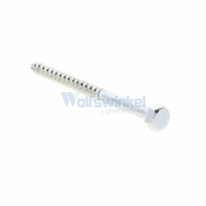 houtdraadbout 7x 90mm verzinkt din 571 (100st)