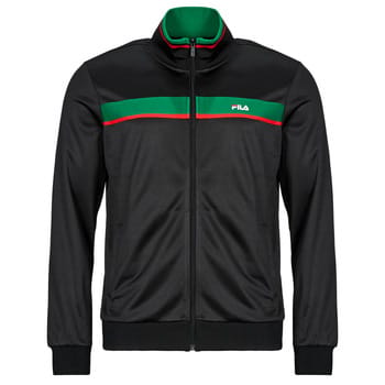 FILA Sagano Regular Taped Track Jacket Black Größe: S | Sportjacken Outlet | Herren | Schwarz
