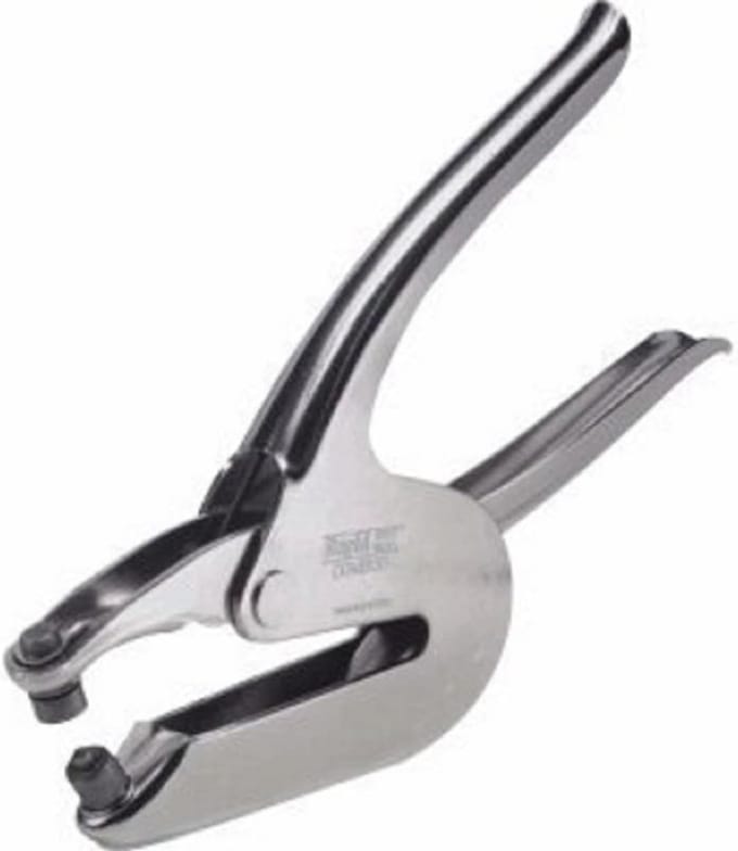 Metalen Oognietentang Set met 10 Vellen/Plaatjes