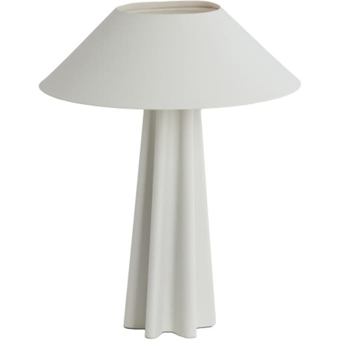 Light & Living - Tafellamp CUKAI - Ø38x49cm - Wit
