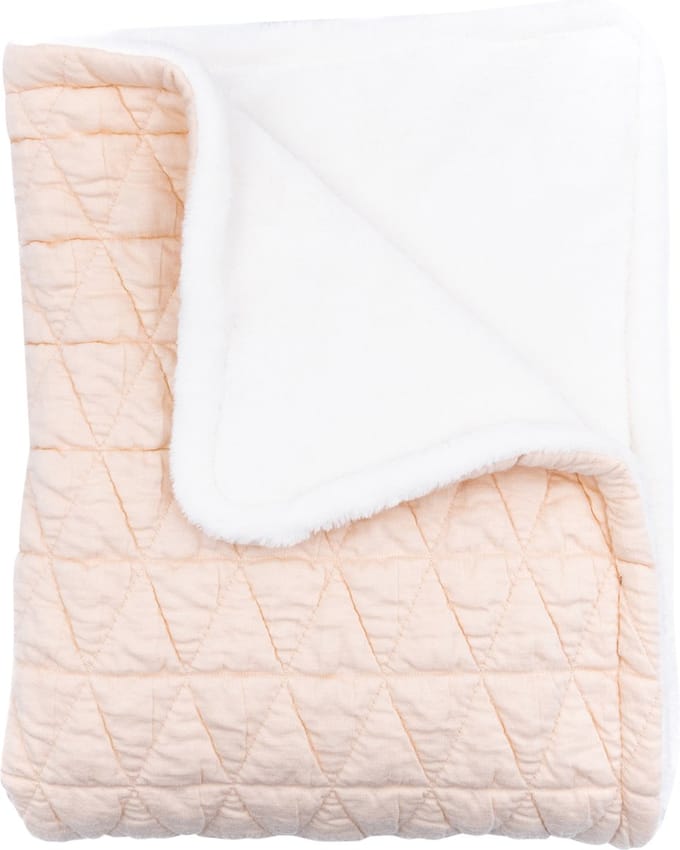 Bamboom Wrinkled Wiegdeken - Water Peach