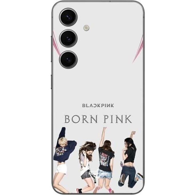 Coque - Kpop - Galaxy S25 Plus - Noir - Souple - Stylé noir