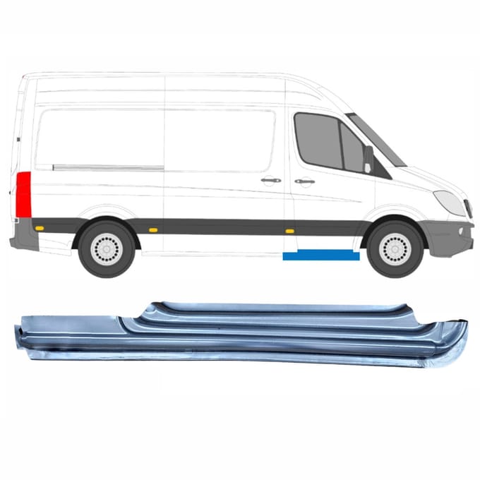 Reparatie dorpel voorste deuren voor Volkswagen Crafter 2005-2017 / Rechts