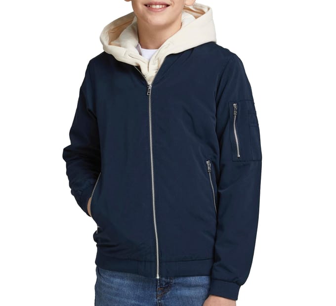 JACK&JONES JUNIOR JJERUSH BOMBER NOOS JNR Jongens Jas - Maat 128