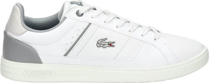 Lacoste Europa Pro Heren Sneakers - Wit/Grijs - Maat 42