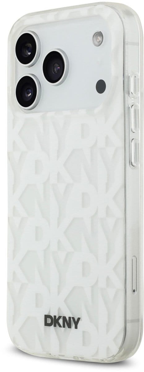 DKNY telefoonhoesje voor iPhone 17 Pro - Dubbele laag - Wit