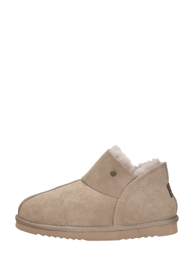 Warmbat Willow Suede Dames Sloffen - Taupe