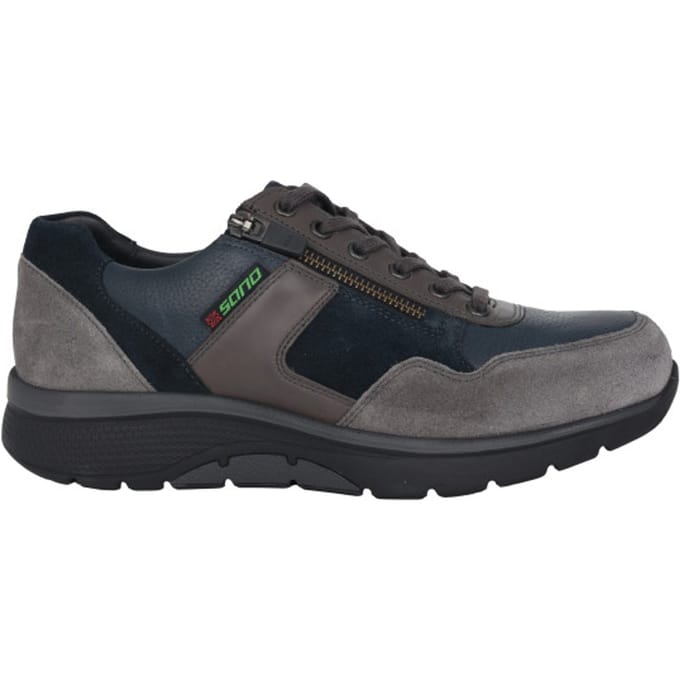 Mephisto Sano Amory - heren wandelsneaker - grijs - maat 40.5 (EU) 7 (UK)