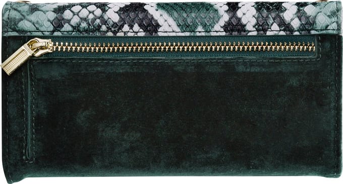 Mobilize Velvet Clutch for Apple iPhone XR Green Snake