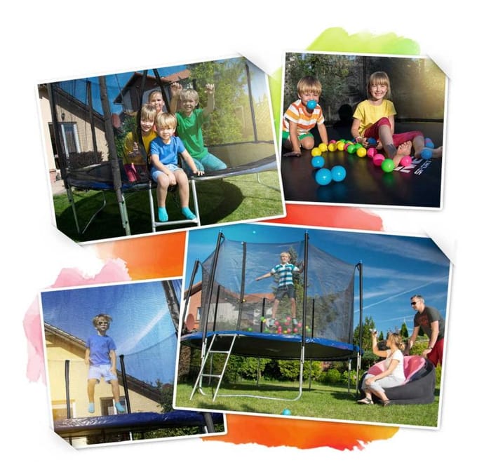 Tuintrampoline van 183 cm met binnennet en Neo-Sport ladder