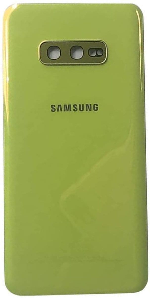 Achterkant Geschikt voor Samsung Galaxy S10e – Premium – Geel